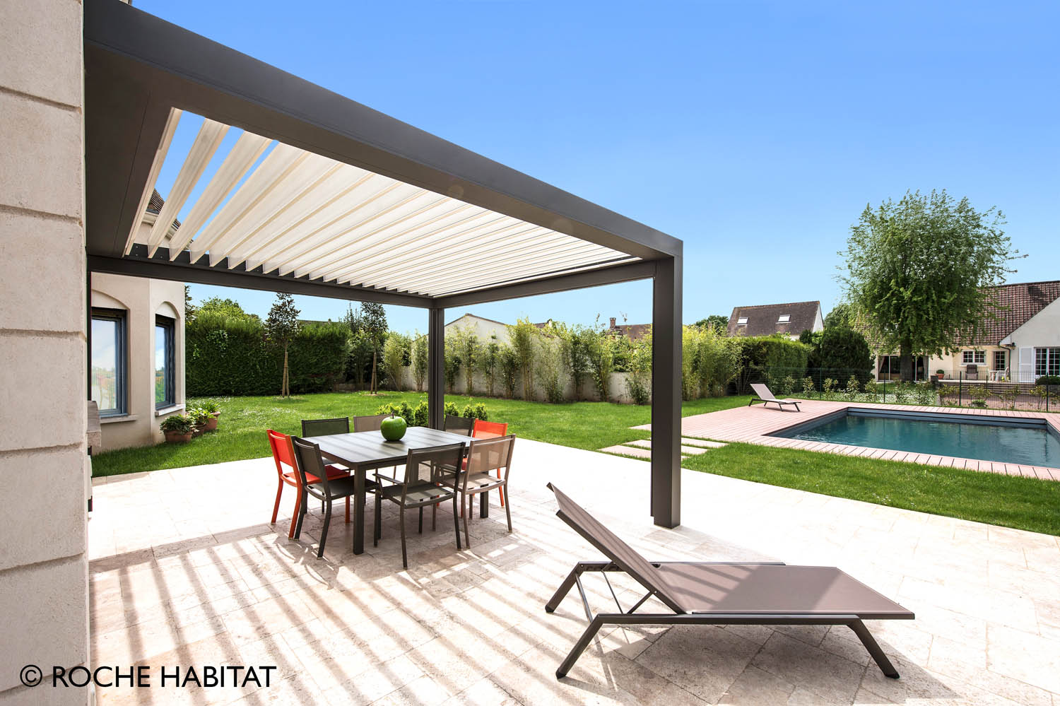 Roche Habitat Pergola Cote baies sainte catherine arras esprit plan RT2020 Maison Passive